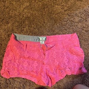 Junior pink shorts